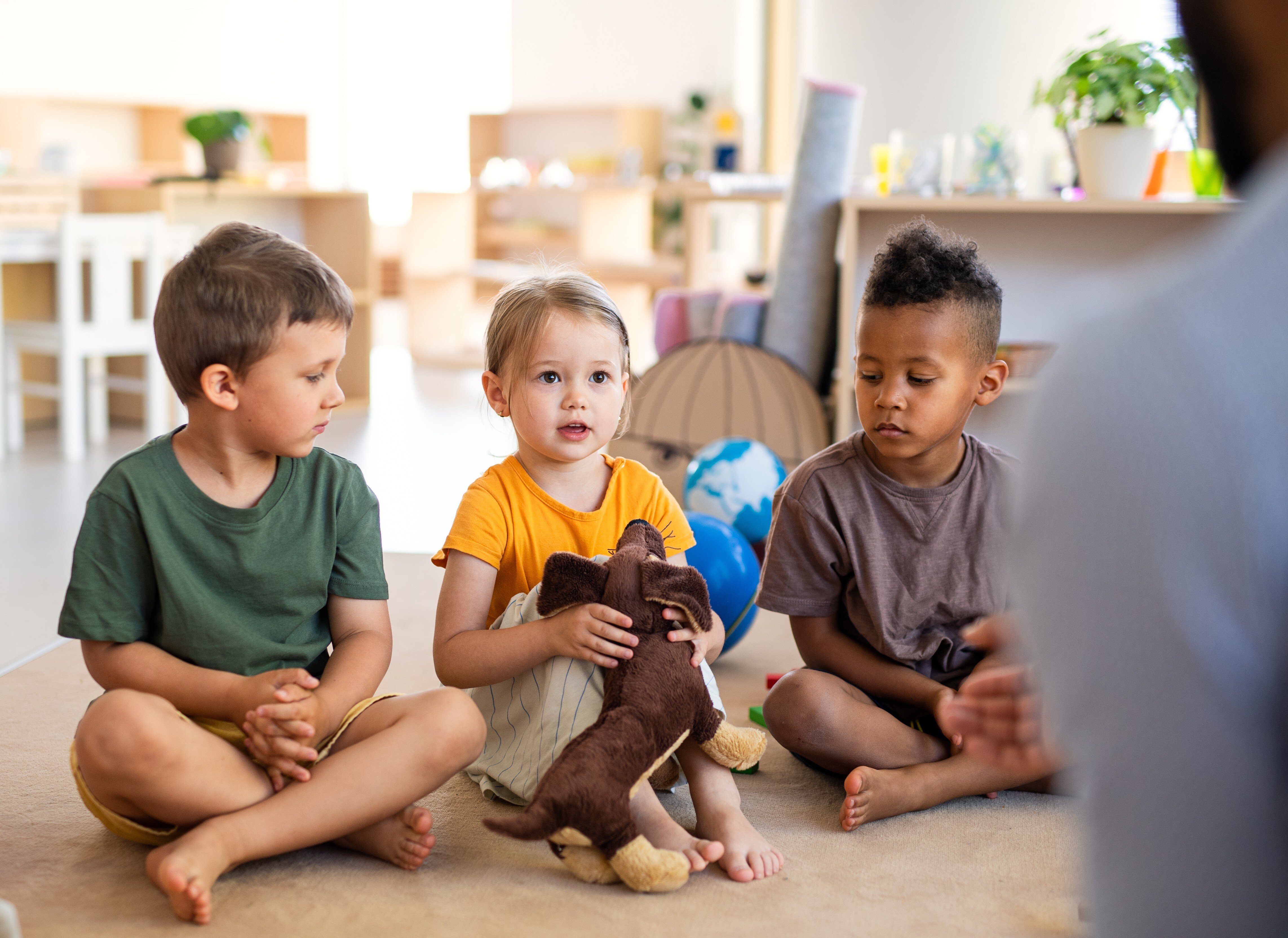 children playing together