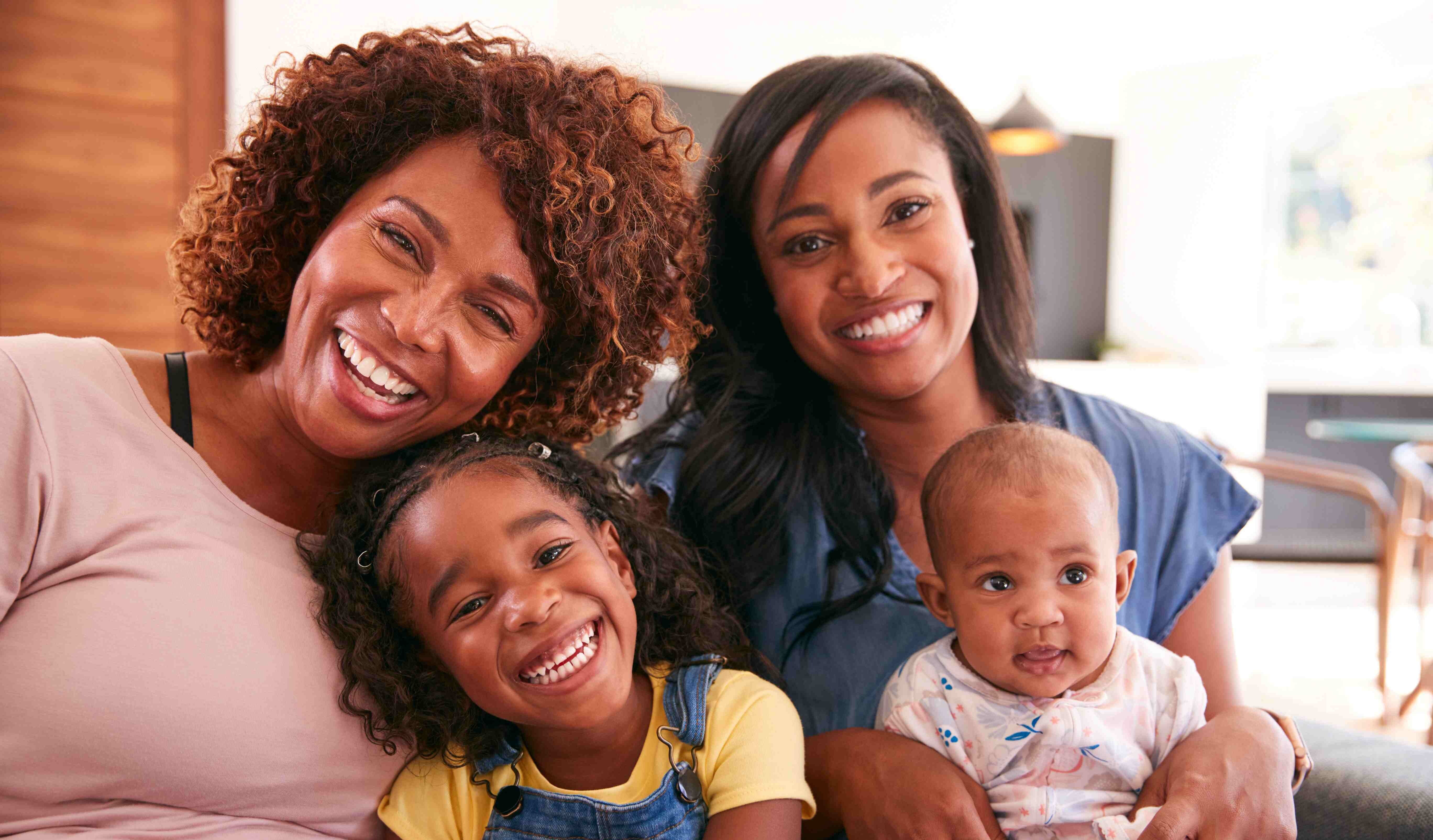 children with their mothers